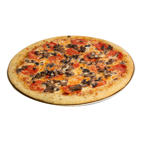 Pizza Pepperoni Con Champiñones